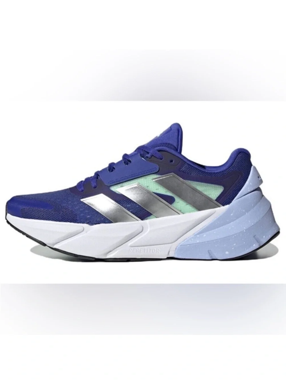 adidas adistar 2.0 Lucid Blue Silver Metallic Shoes Sneakers Men’s GV9121 Size 7